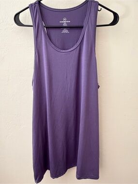 4 Pcs Real Essentials Purple Black Lt Blue Razorback Tank Tops Women's Size XXL